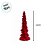 Árvore de Natal Decorativa em Resina - Flocado Bordô - 24cm - 1 unidade - Cromus - Rizzo - Imagem 4