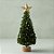 Mini Árvore De Natal Com Estrela - Verde e Ouro - 22x8x8cm - 1 unidade - Cromus - Rizzo - Imagem 1