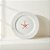 Sousplat com Estrela do Mar - Branco e Laranja - 32,5cm - 1 unidade - Cromus - Rizzo - Imagem 1