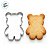 Cortador Urso M - Ref.672 - 6,5x5,6cm - 1 unidade - RR Cortadores - Rizzo - Imagem 3