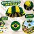 Enfeite Decorativo de Papel Seda - Paraquedas Brasil - 48cm - 1 unidade - Rizzo - Imagem 4
