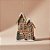 Casinha Decorativa de Natal - Marrom - 28,5cm - 1 unidade - Cromus - Rizzo - Imagem 1