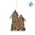 Casinha Decorativa de Natal - Marrom - 28,5cm - 1 unidade - Cromus - Rizzo - Imagem 3