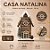 Casinha Decorativa de Natal - Marrom - 18cm - 1 unidade - Cromus - Rizzo - Imagem 2