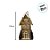Casinha Decorativa de Natal - Marrom - 23cm - 1 unidade - Cromus - Rizzo - Imagem 4