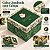 Caixa Quadrada com Tampa - Nostalgia - Verde - G 32x32x13cm - 1 unidade - Cromus - Rizzo - Imagem 6