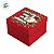 Caixa Quadrada com Tampa - Natal Afetivo - Vermelho - G 32x32x13cm - 1 unidade - Cromus - Rizzo - Imagem 2
