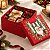 Caixa Quadrada com Tampa - Natal Afetivo - Vermelho - G 32x32x13cm - 1 unidade - Cromus - Rizzo - Imagem 5
