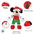 Pelúcia Mickey Mouse de Natal - Verde e Vermelho - 19cm - Disney Original - 1 unidade - Cromus - Rizzo - Imagem 2