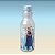 Garrafa Retrô - Frozen - Azul - 500ml - 1 unidade - Disney Original - Rizzo - Imagem 1