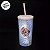 Copo de Plástico com Tampa, Canudo e LED - Princesas Disney - Rosa Claro - 490ml - 1 unidade - Disney Original - Rizzo - Imagem 7