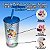 Copo de Plástico com Tampa, Canudo e LED - Patrulha Canina Meninos - Azul Escuro - 490ml - 1 unidade - Plasútil - Rizzo - Imagem 2