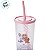 Copo de Plástico com Tampa, Canudo e LED - Patrulha Canina Meninas - Rosa - 490ml - 1 unidade - Plasútil - Rizzo - Imagem 4