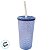 Copo de Plástico com Tampa, Canudo e LED - Mickey Mouse - Azul - 490ml - 1 unidade - Disney Original - Rizzo - Imagem 4