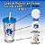 Copo de Plástico com Tampa, Canudo e LED - Sonic - Azul - 490ml - 1 unidade - Plasútil - Rizzo - Imagem 2