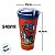 Copo de Plástico com Compartimento e Canudo - Homem Aranha - 540ml - 1 unidade - Disney Original - Rizzo - Imagem 7