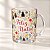 Caneca de Vidro de Natal - Árvores Coloridas - 335ml  - 1 unidade - Rizzo - Imagem 1