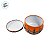 Lata De Metal Estampa De Mandala - Verde e Laranja - 7x4,5cm - 130ml  - 1 unidade - Rizzo - Imagem 4