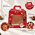 Caixa para Panetone 100g com Visor - Natal Afetivo - Vermelho - P 10x10x9cm - 10 unidades - Cromus - Rizzo - Imagem 6