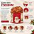 Cinta para Panetone 100g - Natal Afetivo - Vermelho- 25x6cm - 10 unidades - Cromus - Rizzo - Imagem 4