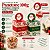 Caixa Pop Up Para Panetone 100g - Nostalgia Compose Verde e Vermelho - 9x9x11cm - 10 unidades - Cromus - Rizzo - Imagem 5
