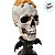 Vela Decorativa Com Led Halloween - Caveira - 32x11x11cm - 1 unidade - Cromus - Rizzo - Imagem 5