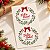 Adesivo Decorativo de Natal - Feliz Natal e boas Festas - Ref.2568 - 4x4cm - 60 unidades - Stickr - Rizzo - Imagem 1