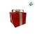 Caixa de Presente Decorativa com Laço  - Vermelho e Ouro - 3 unidades - Cromus - Rizzo - Imagem 3