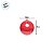 Bolas de Natal em Tubo - Vermelho - Perolado - 6cm - 6 unidades - Cromus - Rizzo - Imagem 3