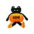Pelúcia Gato Abóbora Personalizado com Nome - Halloween - 45cm  - 1 unidade - Rizzo - Imagem 2