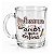 Caneca de Vidro - Professora: Amor que Ensina - 320ml - 1 unidade - Rizzo - Imagem 3