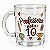 Caneca de Vidro - Professora Nota 10 - 320ml - 1 unidade - Rizzo - Imagem 3