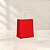 Sacola de Papel Mini - Vermelho - 14x11x6cm - 10 unidades - Cromus - Rizzo - Imagem 1