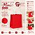 Sacola de Papel Mini - Vermelho - PP 16x12x7cm - 10 unidades - Cromus - Rizzo - Imagem 5