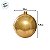Bolas de Natal em Tubo - Ouro - Fosco e Perolado - 10cm - 6 unidades - Cromus - Rizzo - Imagem 3