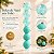 Bolas de Natal em Tubo - Azul Água Marinha - Transparente e Fosco - 8cm - 6 unidades - Cromus - Rizzo - Imagem 5