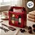 Caixa Sacolinha com Visor K4 (12x15x6cm) - Vermelho Texturizado - 10 unidades - ASSK - Rizzo - Imagem 5