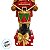 Soldado de Chumbo Urso de Resina com Tambor - Marrom, Vermelho e Verde - 9x30x10cm - 1 unidade - Cromus - Rizzo - Imagem 7