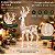 Enfeite Decorativo de Natal - Rena Cristal em Pé - 18x34x6cm - 1 unidade - Cromus - Rizzo - Imagem 2