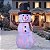 Boneco de Neve Inflável com LED - Bivolt - 260x150x100cm - 1 unidade - Cromus - Rizzo - Imagem 1