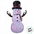 Boneco de Neve Inflável com LED - Bivolt - 260x150x100cm - 1 unidade - Cromus - Rizzo - Imagem 4