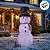 Boneco de Neve Inflável com LED - Bivolt - 260x150x100cm - 1 unidade - Cromus - Rizzo - Imagem 6