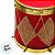 Enfeite para Pendurar de Natal - Tambor Vermelho e Bege - 7x8x7cm - 1 unidade - Cromus - Rizzo - Imagem 3