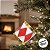 Enfeite para Pendurar de Natal - Tambor Branco e Vermelho - 7x8x7cm - 1 unidade - Cromus - Rizzo - Imagem 6