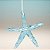 Enfeite Decorativo para Pendurar - Estrela do Mar Azul - 11,5x12x2cm - 1 unidade - Cromus - Rizzo - Imagem 1