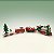 Kit Trem Natalino 31 Peças com Som, Movimento e LED - Verde e Vermelho - 46,5x10x4cm - 1 unidade - Cromus - Rizzo - Imagem 2