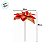 Poinsétia Decorativa - Vermelho e Ouro com Glitter - 46cm - 1 unidade - Cromus - Rizzo - Imagem 3