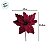 Poinsétia Decorativa - Vermelho - 44cm - 1 unidade - Cromus - Rizzo - Imagem 3