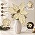 Poinsétia Decorativa - Branco com Glitter Dourado - 43cm - 1 unidade - Cromus - Rizzo - Imagem 4