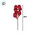 Pick Decorativo de Natal - Berry Veludo - Borgonha - 26cm - 1 unidade - Cromus - Rizzo - Imagem 3